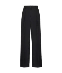 Pantalone palazzo in lana
