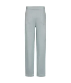 Pantalone reversibile in lino e cotone