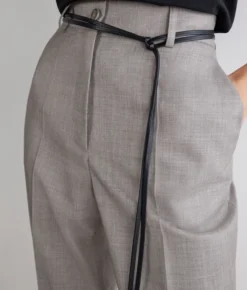 Pantalone sartoriale in cashmere seta