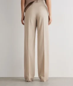 Pantalone sartoriale in cashmere seta