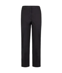 Pantalone sigaretta con zip in cotone