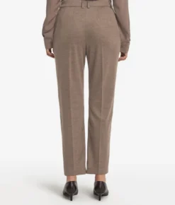 Pantalone sigaretta in jersey di lana
