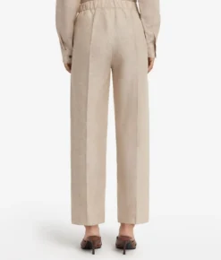 Pantalone sigaretta in lino
