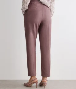 Pantalone waffle in lino cotone