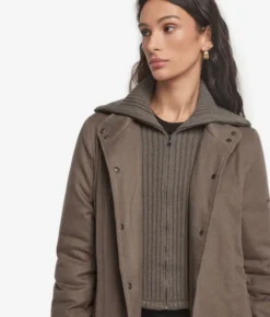 Piumino in seta e cashmere