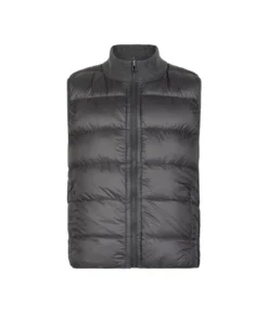 Piumino smanicato reversibile con trecce in Cashmere Ultrasoft