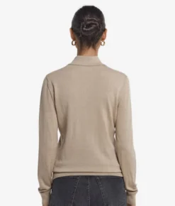 Polo a manica lunga in Cashmere Ultrafine