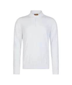 Polo a manica lunga in cotone