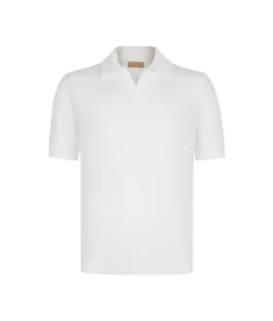 Polo bouclè in cotone