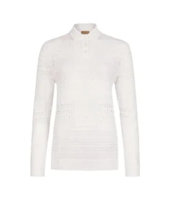 Polo crochet in cotone
