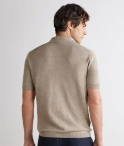 Polo in lino cotone