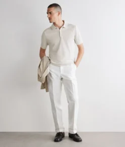 Polo in lino cotone