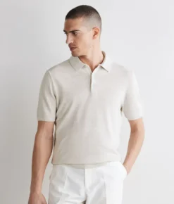 Polo in lino cotone