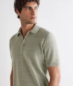 Polo in lino cotone