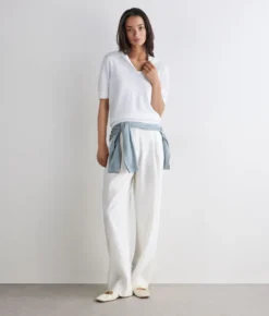 Polo in lino cotone