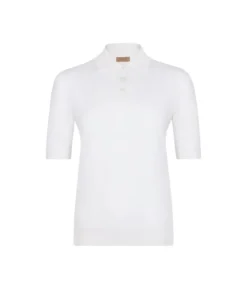 Polo in seta e cotone
