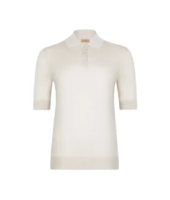 Polo in seta e cotone