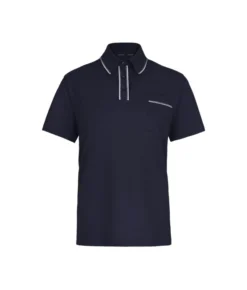 Polo piquet in cotone e seta