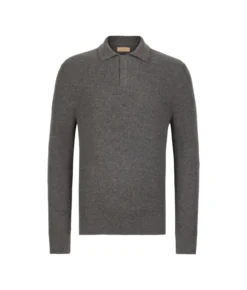 Polo punto waffle in Cashmere Ultrasoft