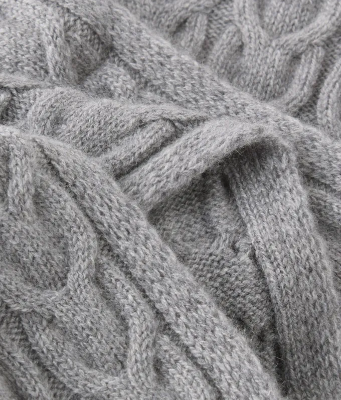 Sciarpa con intreccio in Cashmere Ultrasoft