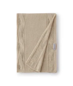 Sciarpa con trecce e strass in Cashmere Ultrasoft