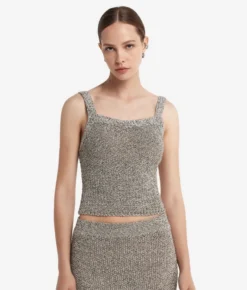 Top con pailettes