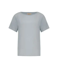 T-shirt barchetta in seta e modal