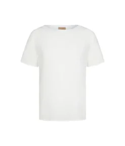 T-shirt barchetta in seta e modal