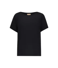 T-shirt barchetta in seta e modal