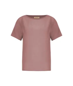 T-shirt barchetta in seta e modal