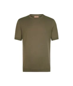 T-shirt girocollo in cotone