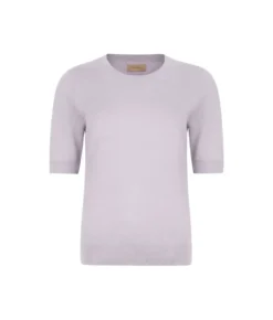 T-shirt girocollo lino e cotone