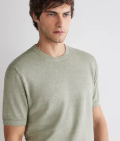 T-shirt in lino cotone