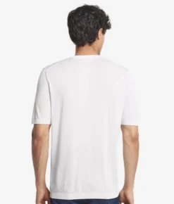 T-Shirt in seta cotone