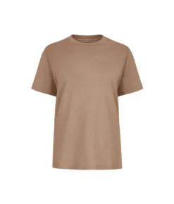 T-shirt piquet in cotone e seta
