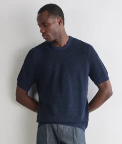 T-shirt punto waffle in cotone